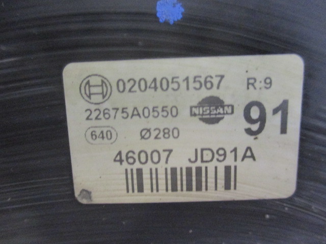 Усилитель тормозов вакуумный Nissan Qashqai J10 2006-2010 на Nissan Qashqai J10