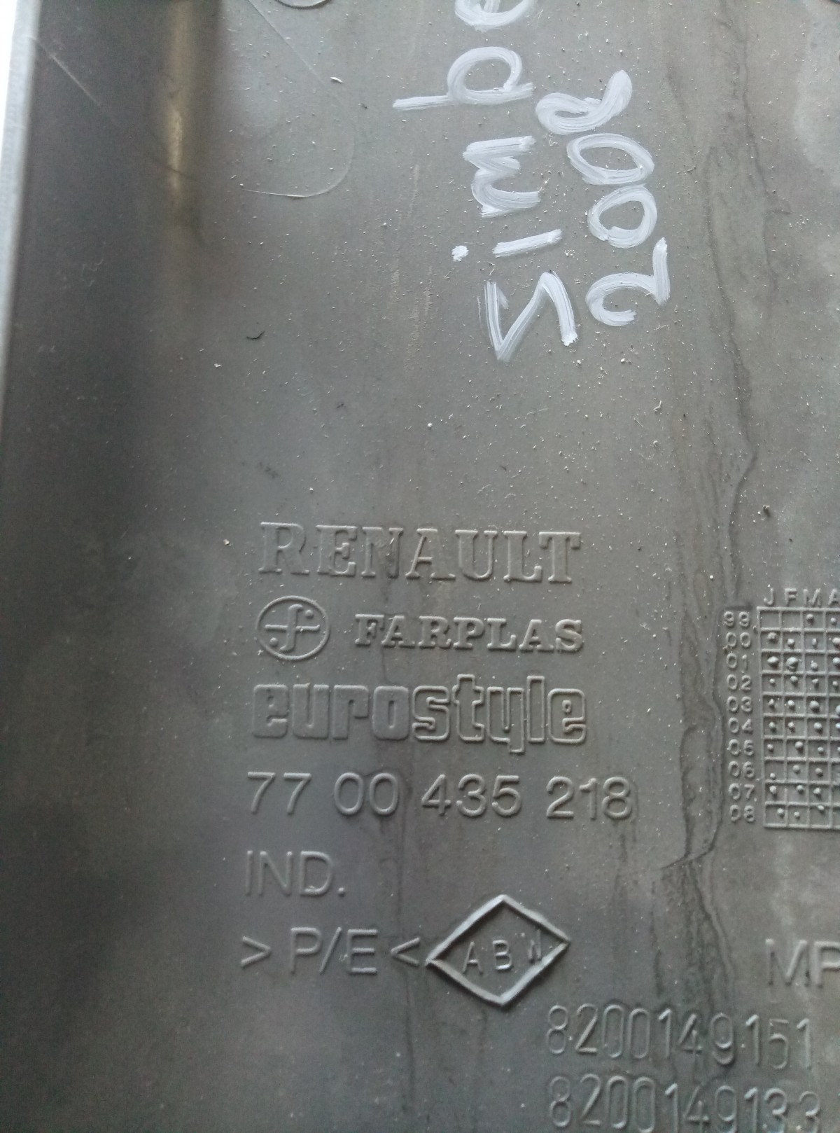 Обшивка стойки Renault Symbol 2008> на Renault Symbol 2
