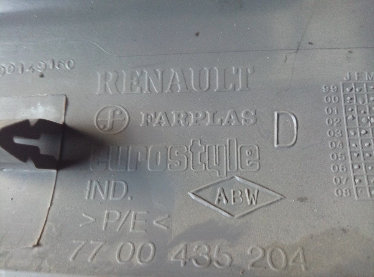 Обшивка порога Renault Symbol 2008> на Renault Symbol 2