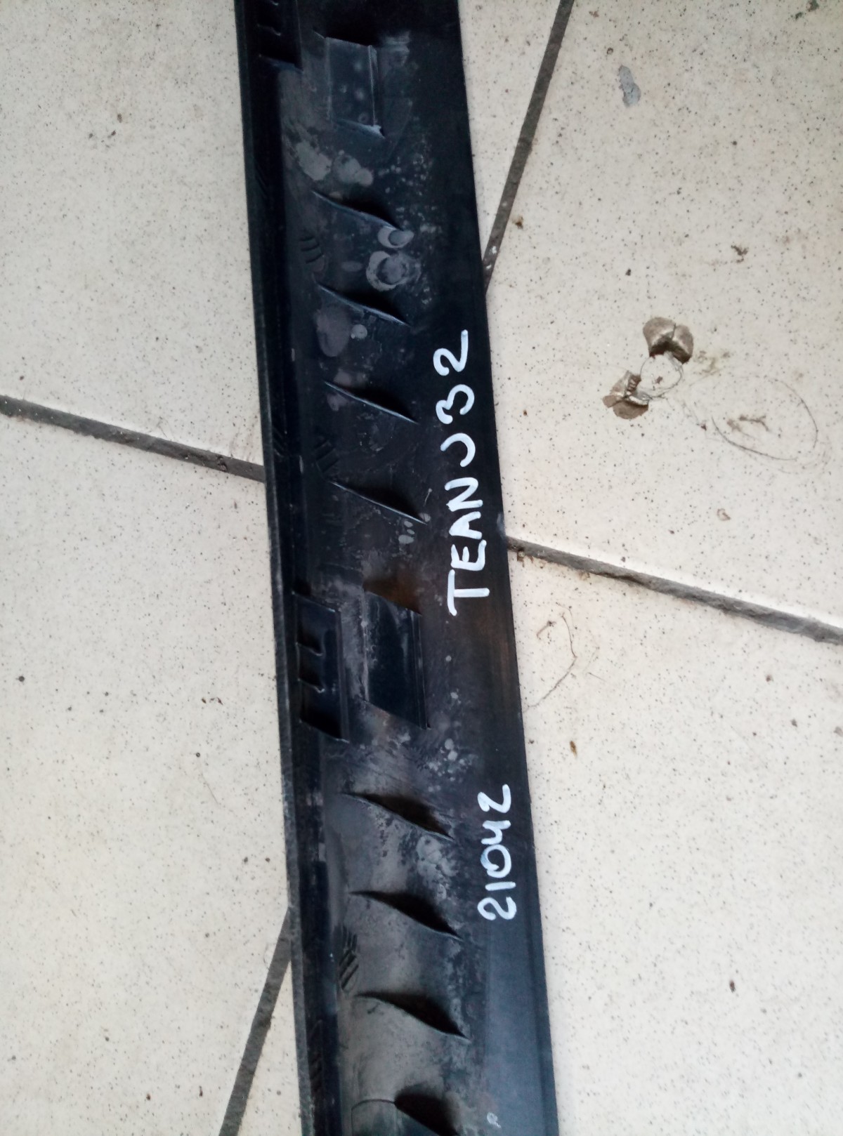 Накладка порога Nissan Teana J32 2008-2013 на Nissan Teana J32