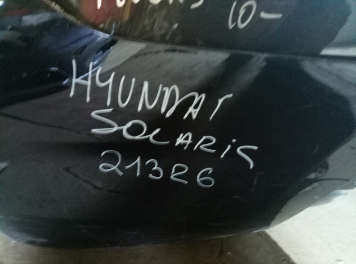 Бампер задний Hyundai Solaris 2011-2015 на Hyundai Solaris 
