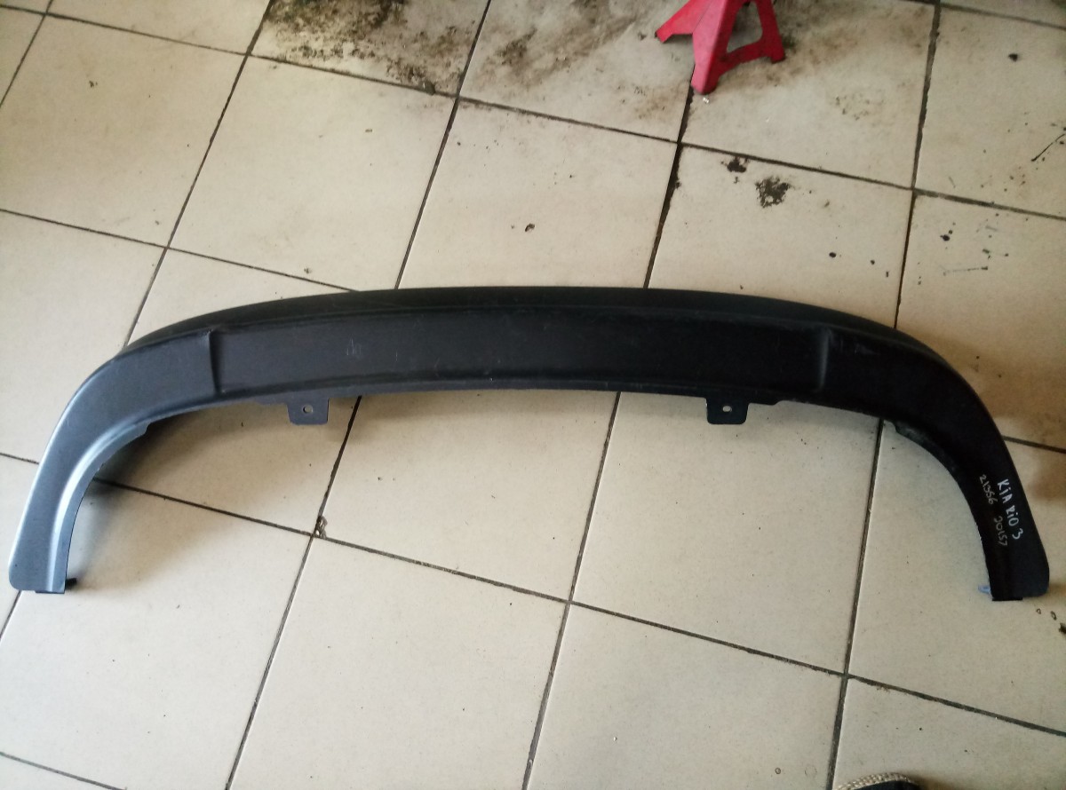 Юбка заднего бампера Kia Rio 3 2011-2017 866124Y500 на Kia Rio 3