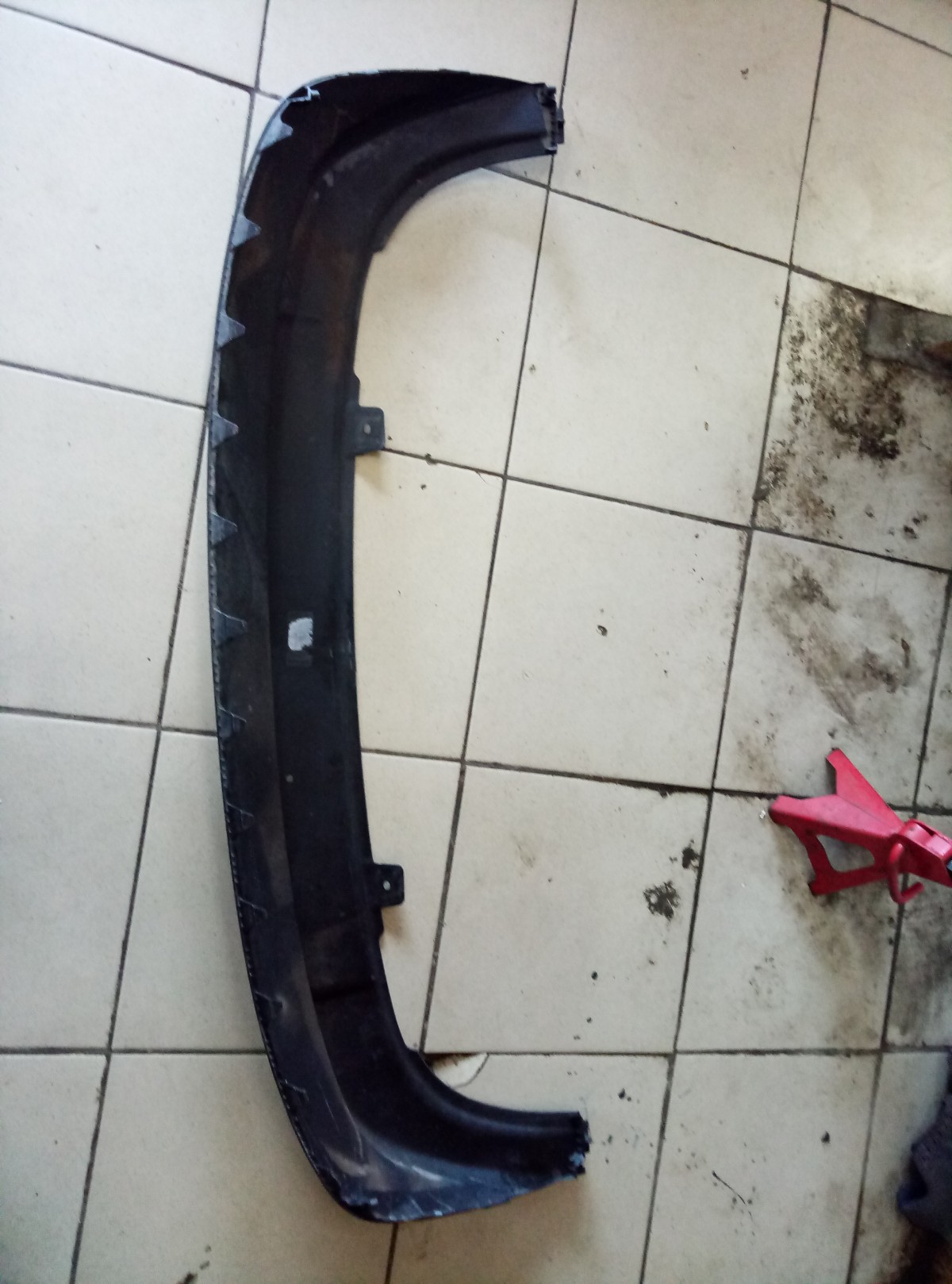 Юбка заднего бампера Kia Rio 3 2011-2017 866124Y500 на Kia Rio 3