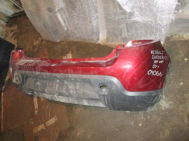 Бампер задний Renault Sandero  2009-2014 на Renault Sandero 