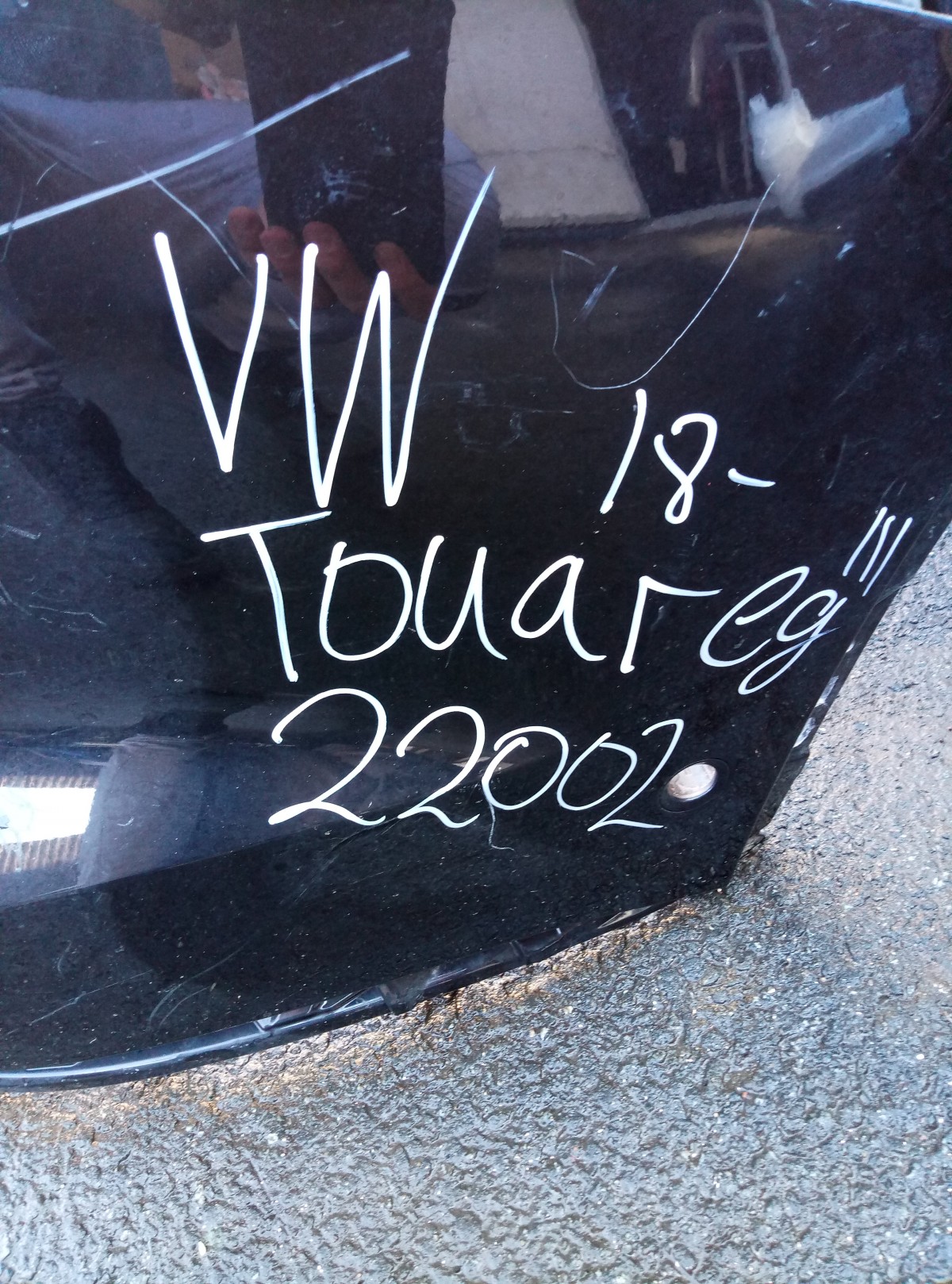 Бампер задний Volkswagen Touareg  на Volkswagen Touareg 2