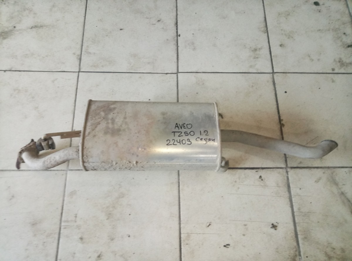 Средняя часть глушителя Chevrolet Aveo T250 на Chevrolet Aveo T250