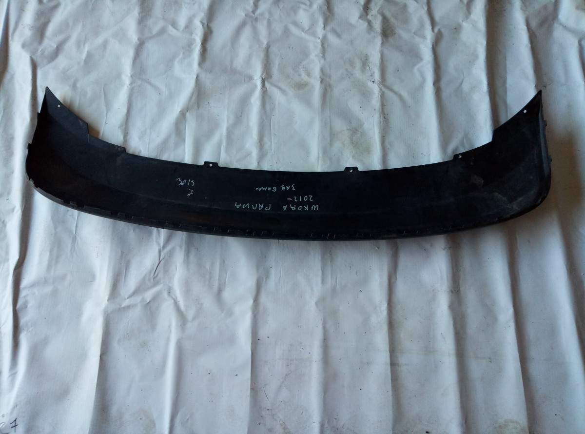 Юбка заднего бампера Skoda Rapid 5JH807521 на Skoda Rapid 
