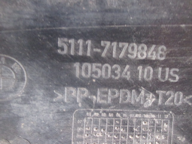 Юбка передняя BMW X6 E71 2007-2014 на BMW X6 E71