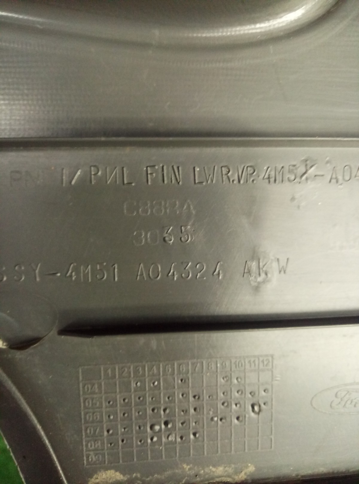 Накладка торпедо Ford Focus 2 2004-2008  на Ford Focus 2