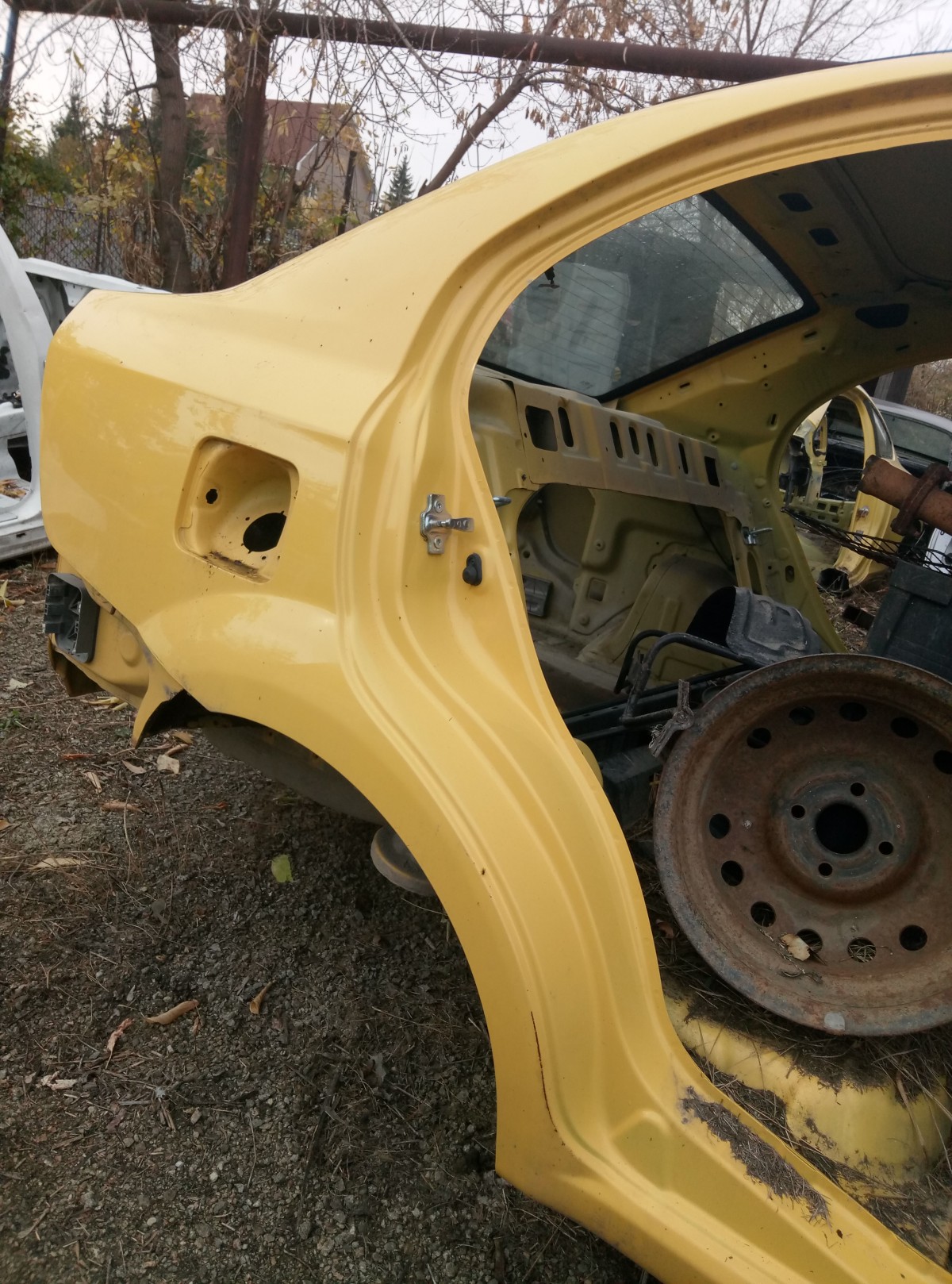 Задняя панель (rear cut) Chaevrolet Aveo T250 на Chevrolet Aveo T250