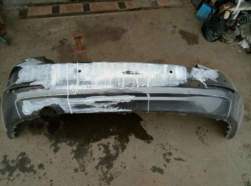 Бампер задний BMW 3-Series (F30) 2011-2016 на BMW 3-Series (F3x)