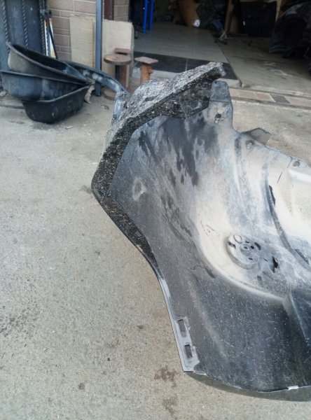Бампер задний Nissan Qashqai J10 2006-2010 на Nissan Qashqai J10