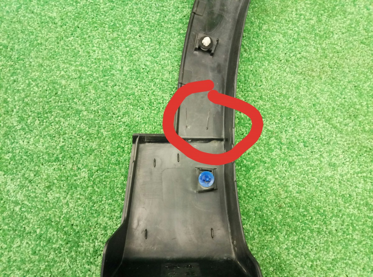 Накладка на крыло передняя левая Mazda CX-5 2012 TK4851W31 на Mazda CX5 (KE)