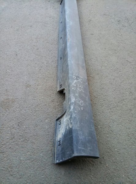 Накладка на порог (наружная) Hyundai ix35  2010-2015 на Hyundai ix35 