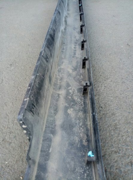Накладка на порог (наружная) Hyundai ix35  2010-2015 на Hyundai ix35 