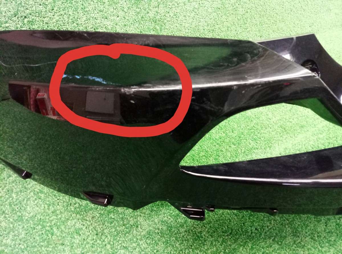 Бампер задний Toyota RAV 4 CA40 верхняя часть 521590R150 на Toyota RAV 4  (CA40)