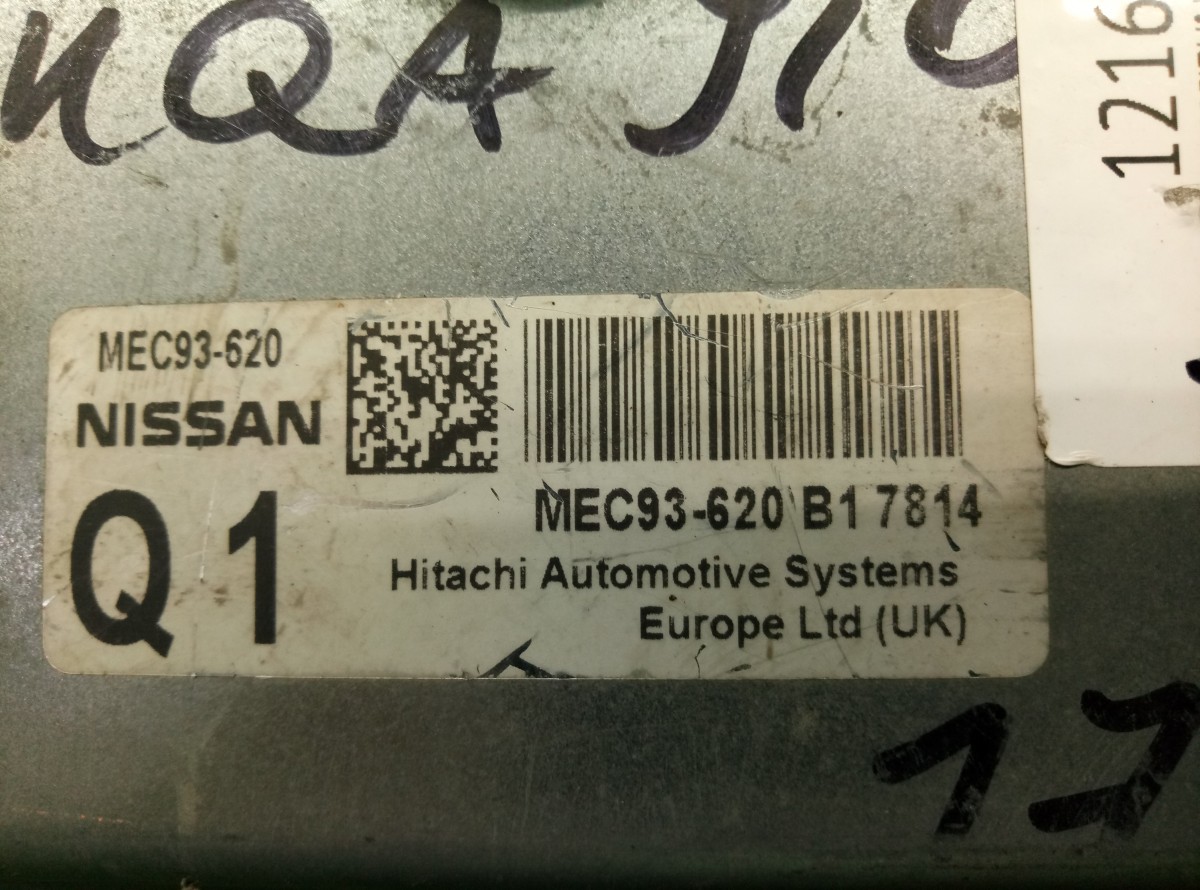 Блок управления двигателем Nissan Qashqai J10 2006-2010     MEC93620 на Nissan Qashqai J10