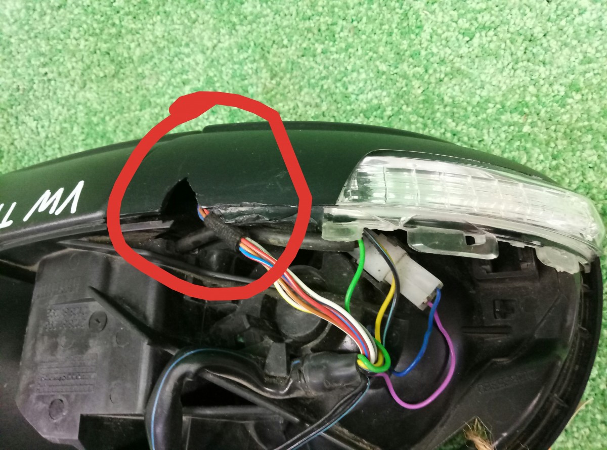 Зеркало правое Volkswagen Tiguan 2011-2016 5N1857502BE на Volkswagen Tiguan 