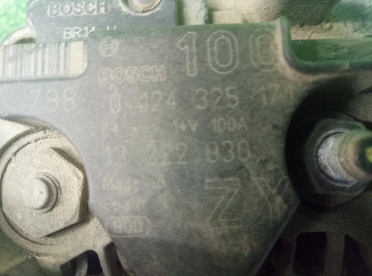 Генератор Opel Corsa D  2010-2014 13222930 на Opel Corsa D 