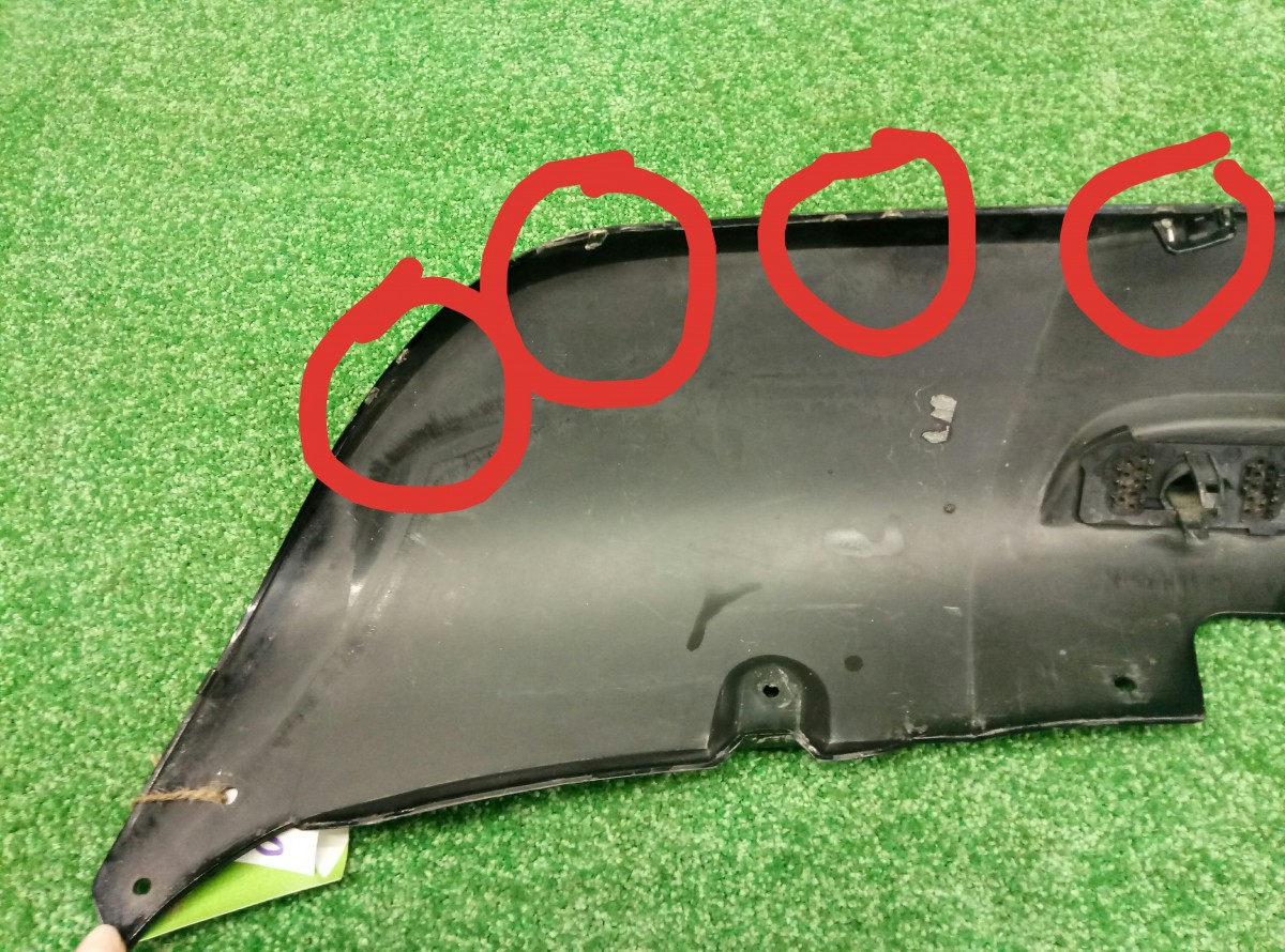 Накладка заднего бампера BMW X1 E84  51127303805 на BMW X1 (E84)