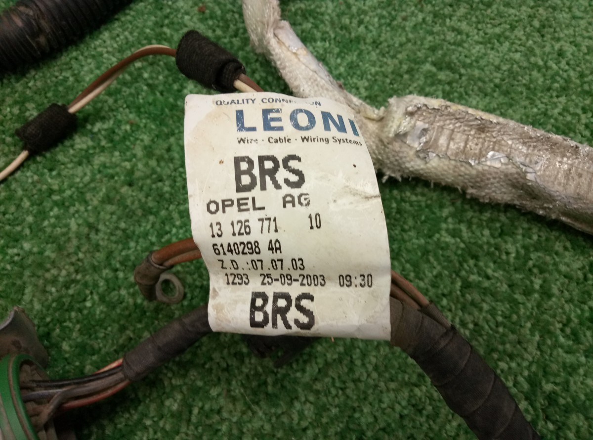 Проводка (коса) Opel Astra G 1998-2009 мотор 13143916 на Opel Astra G