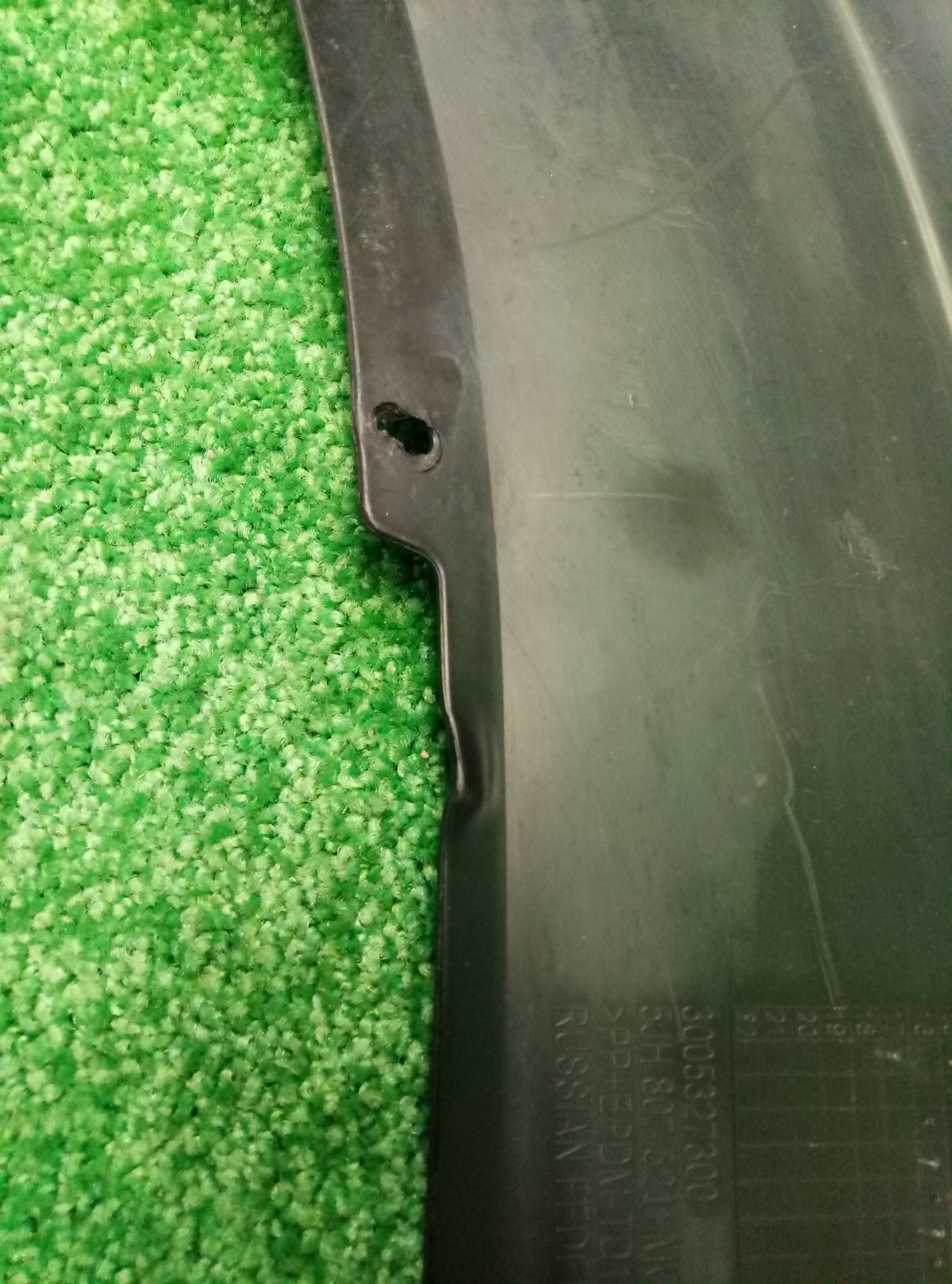 Юбка заднего бампера Skoda Rapid 5JH807521 на Skoda Rapid 