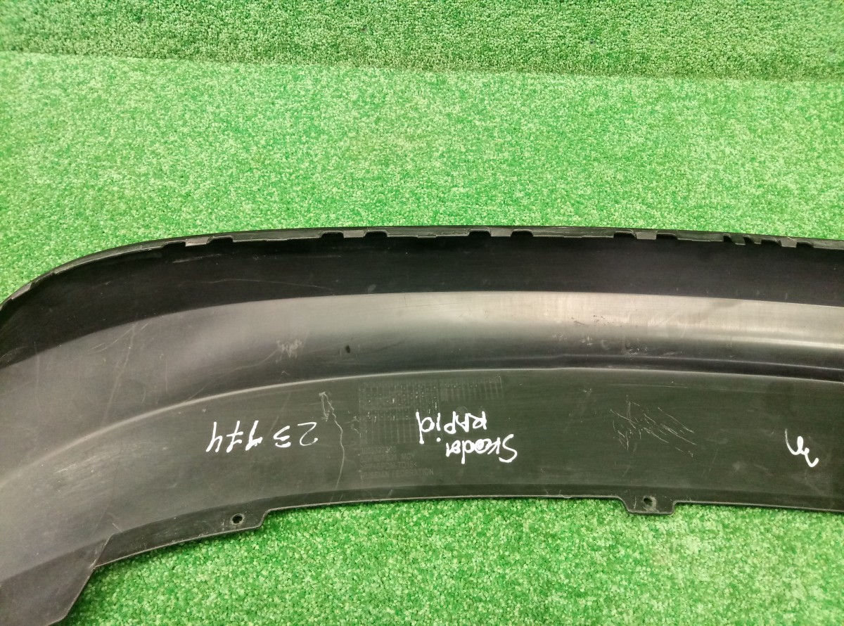 Юбка заднего бампера Skoda Rapid 5JH807521 на Skoda Rapid 