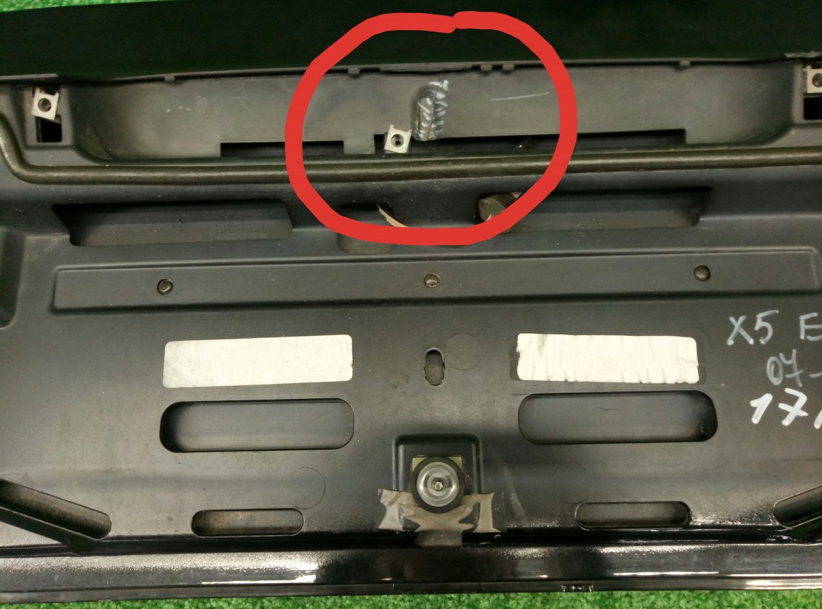 Спойлер (дефлектор) багажника BMW X5 E70 2006-2010 51627157689 на BMW X5 E70