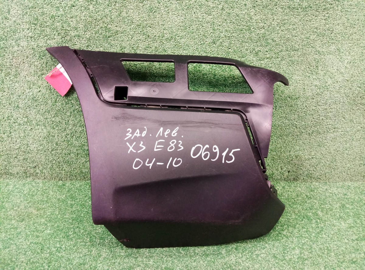 Бампер задний левая часть  BMW X3 E83 2003-2006 51123416237  на BMW X3 E83