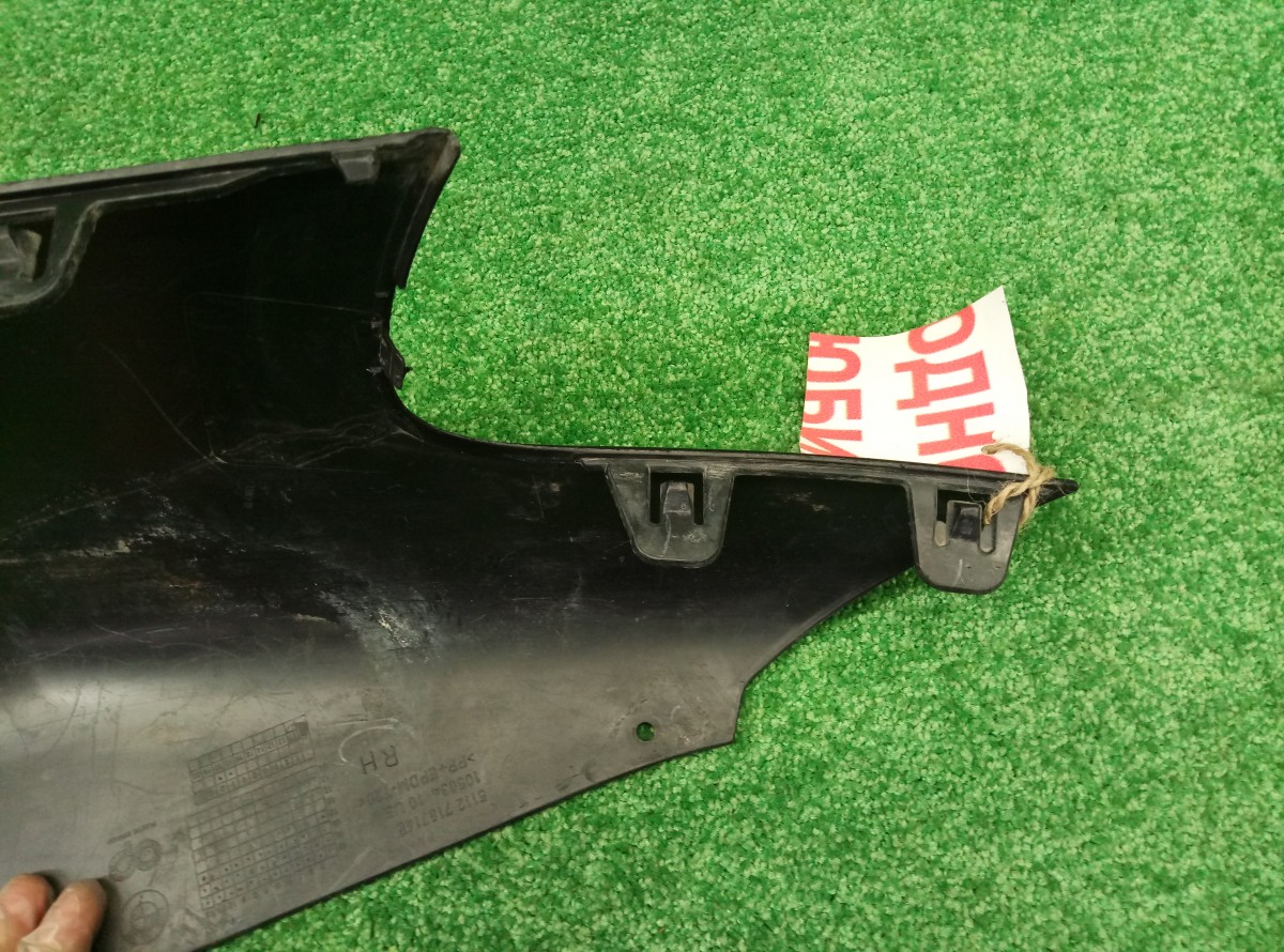 Накладка заднего бампера правая BMW X6 E71 2007-2014 51127187146 на BMW X6 E71