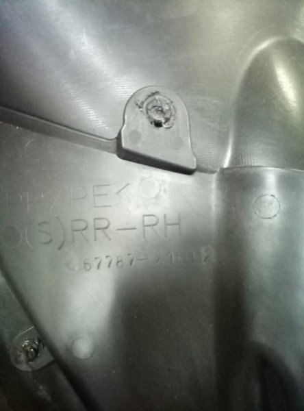 Обшивка двери задней правой Toyota RAV 4 (XA30) 2005-2010 на Toyota RAV 4 (XA30)
