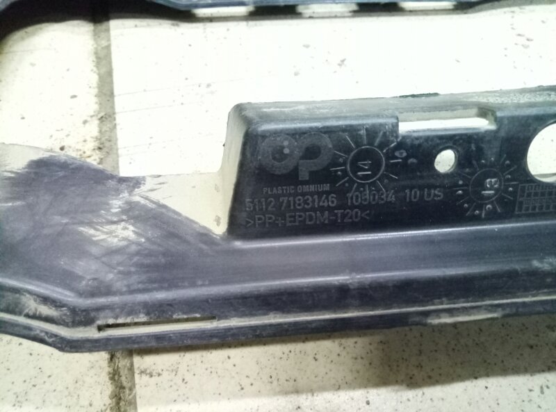 Юбка задняя BMW X6 E71 2007-2014 51127183146 на BMW X6 E71