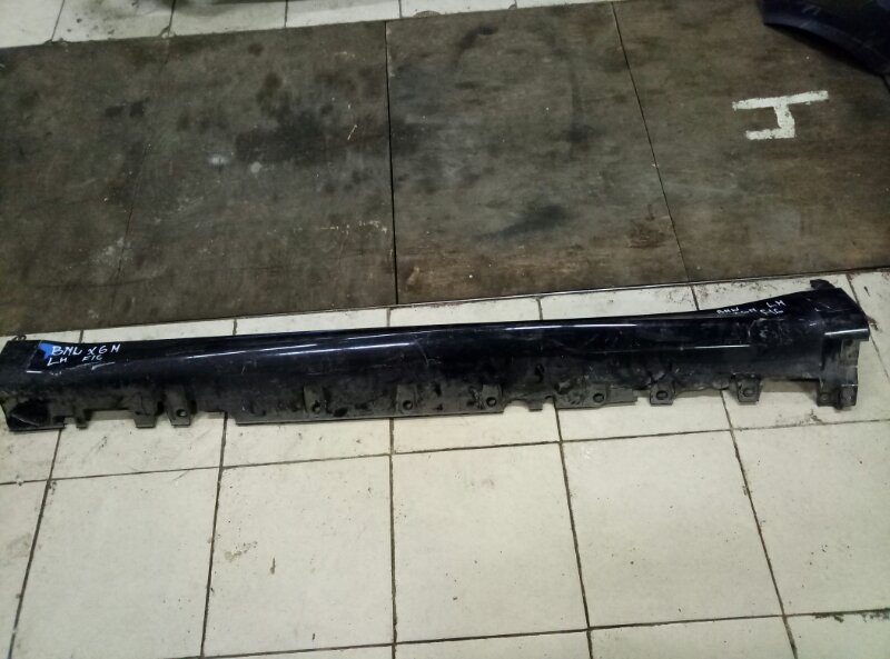 Накладка на порог (наружная) BMW X6 F16 2014-н.в. на BMW X6 F16