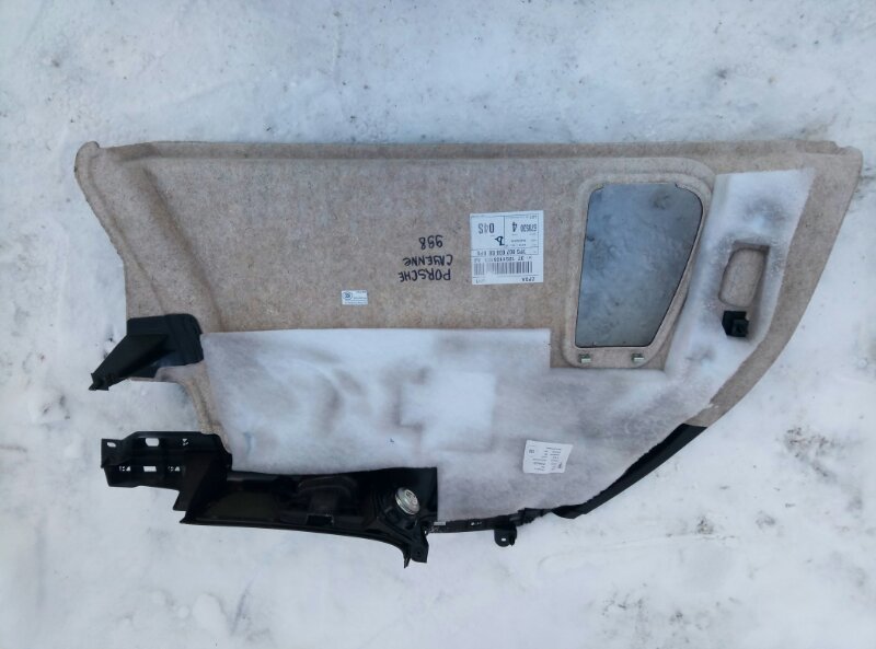 Обшивка багажника Porsche Cayenne 958 2010-2014 7P5867038 на Porsche Cayenne 958