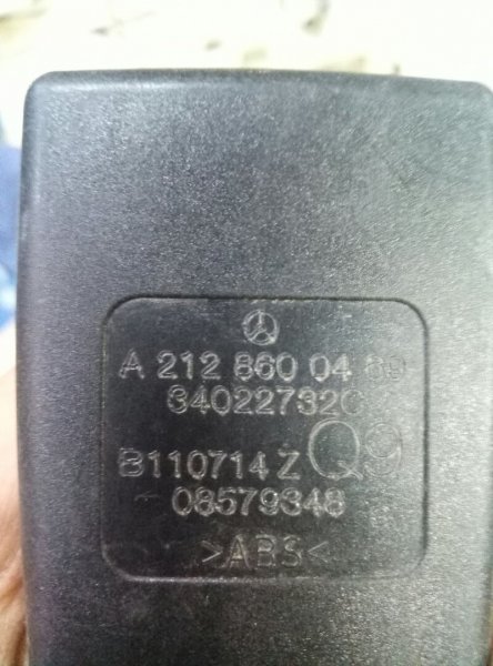 Ремень безопасности Mercedes-Benz E-Class W212,S212,C207 2009-2016 на Mercedes-Benz E-Class W212,S212,C207
