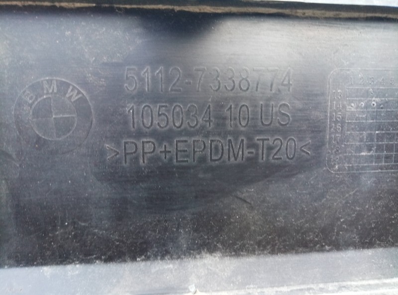 Юбка задняя BMW X3 (F25) 2010-2014 51127338774 на BMW X3 (F25)