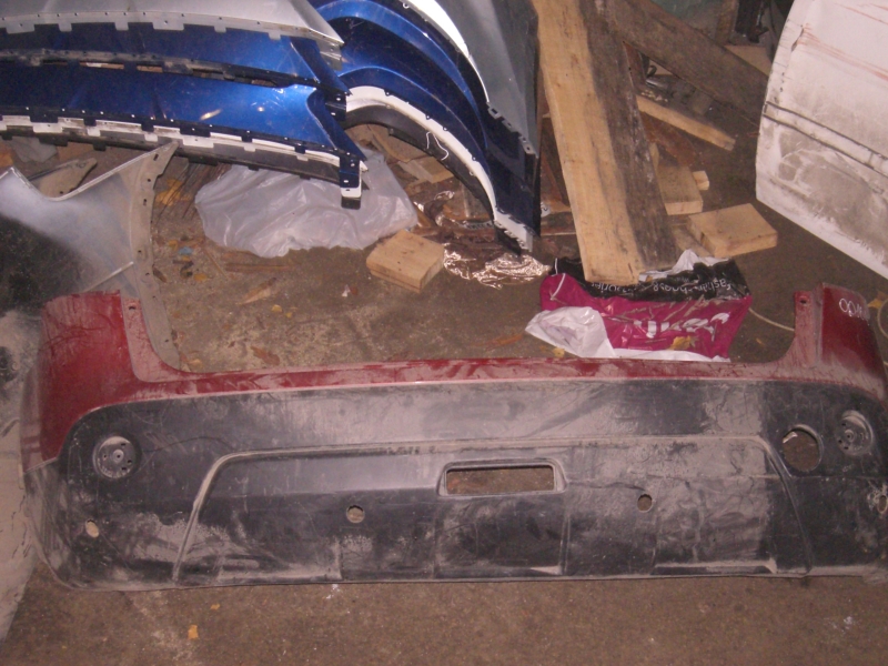 Бампер задний Nissan Qashqai J10 2006-2010 на Nissan Qashqai J10