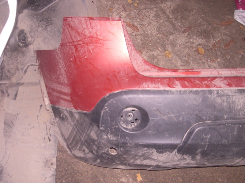 Бампер задний Nissan Qashqai J10 2006-2010 на Nissan Qashqai J10