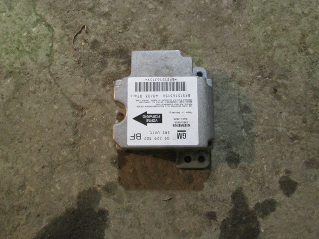 Блок управления AIR BAG Opel Astra G 1998-2009    09229302 на Opel Astra G