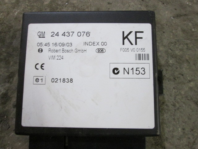 Блок комфорта Opel Astra G 1998-2009    24437076 на Opel Astra G