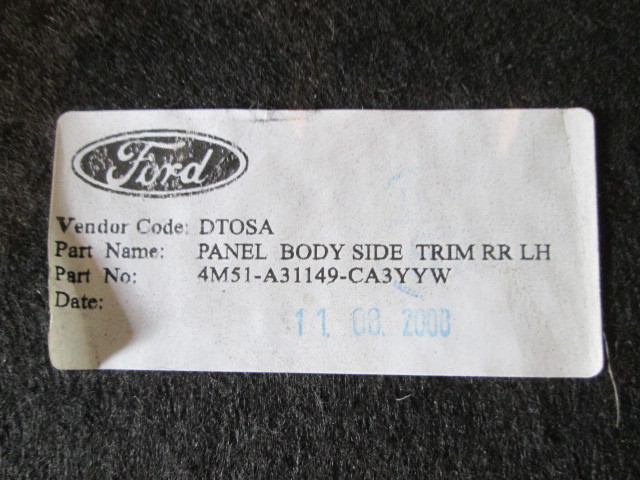 Обшивка багажника Ford Focus 2 2005-2008 на Ford Focus 2