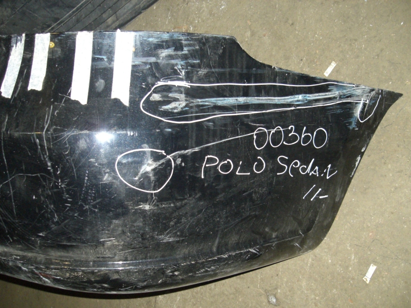Бампер задний Volkswagen Polo V 2009-2015 на Volkswagen Polo V