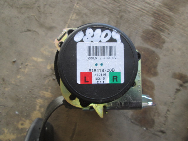 Ремень безопасности Chevrolet Cruze 2009-2013 задний   618418700B на Chevrolet Cruze