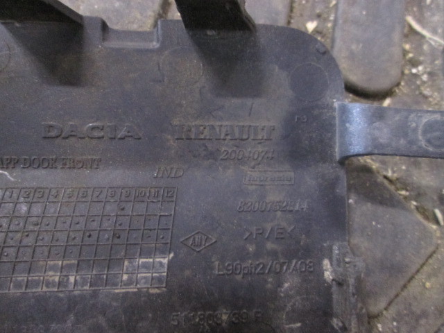 Заглушка буксировочного крюка Renault logan I 2004-2009 на Renault logan I
