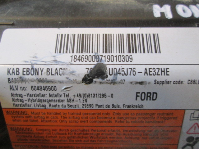 Подушка безопасности боковая (шторка) Ford Mondeo 4 2007-2010 на Ford Mondeo 4