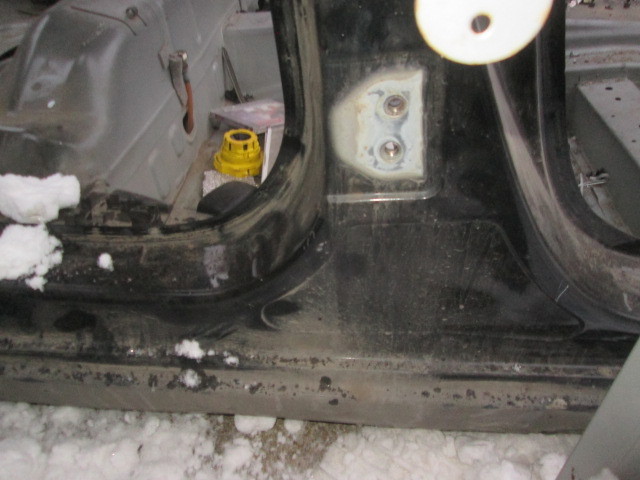 Порог со стойкой правый Citroen C4 I 2004-2014 на Citroen C4 I