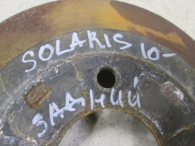 Диск тормозной задний Hyundai Solaris  2011-2016 на Hyundai Solaris 