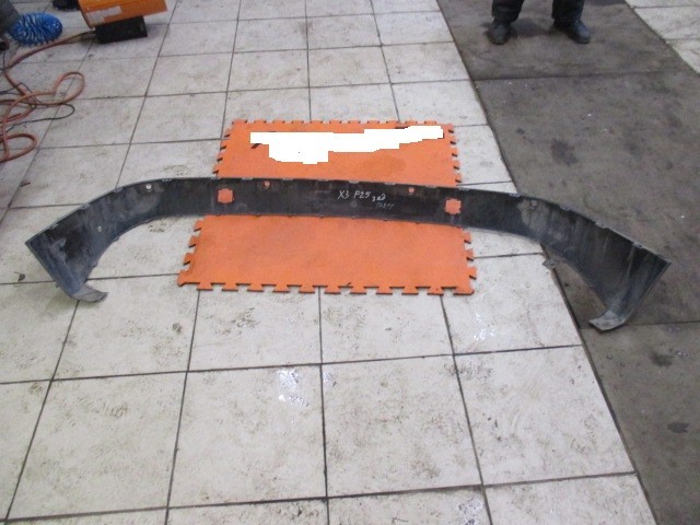 Накладка заднего бампера под номер BMW X3 (F25) 2010-2014 на BMW X3 (F25)